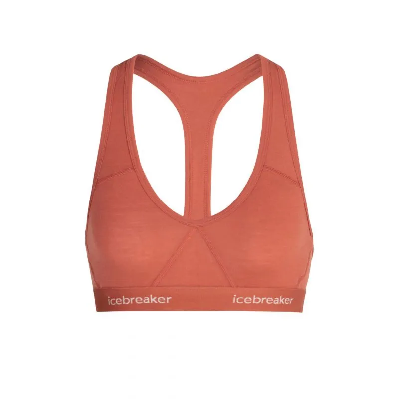 ICEBREAKER Sprite Racerback Bra (Clay) Mujer