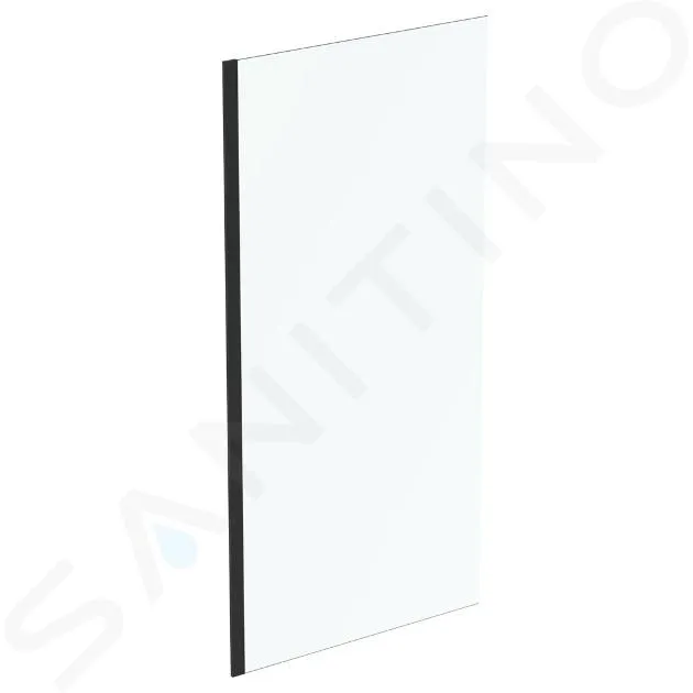 IDEAL STANDARD CONNECT 2  MAMPARA DE DUCHA WETROOM 90 CM, NEGRO/CRISTAL TRANSPARENTE K9377V3