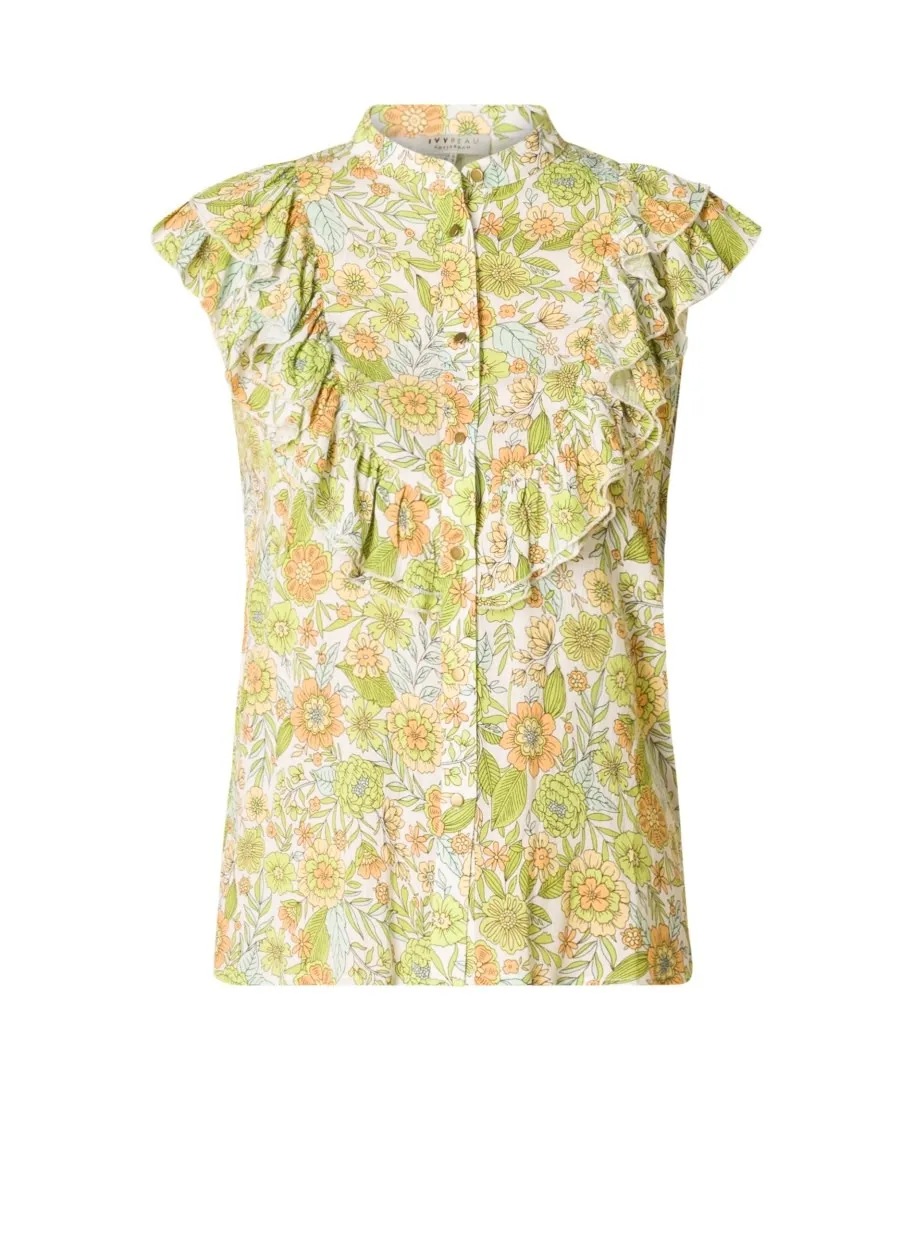Ivy Beau Dames Blouse 4200103 Malina