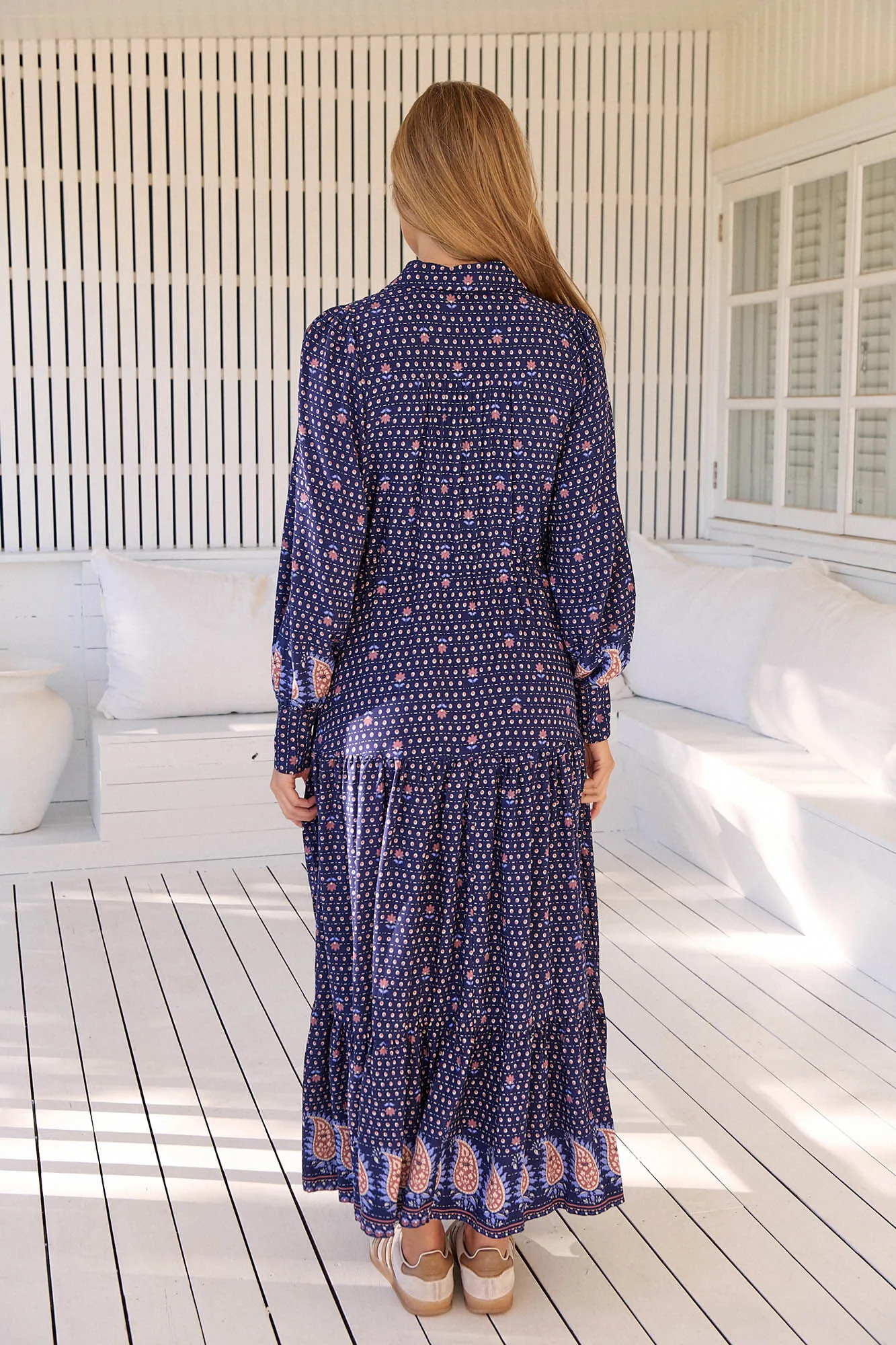 Jaase Vestido maxi Romee estampado