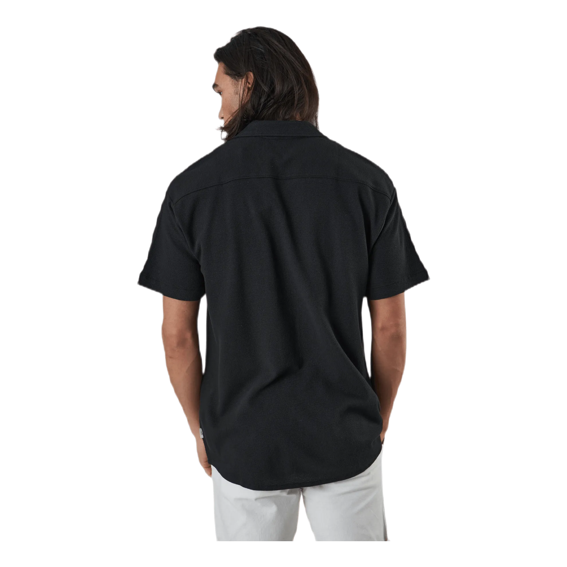 Jack & Jones Findus Resort Shirt Ss One Pocket Black