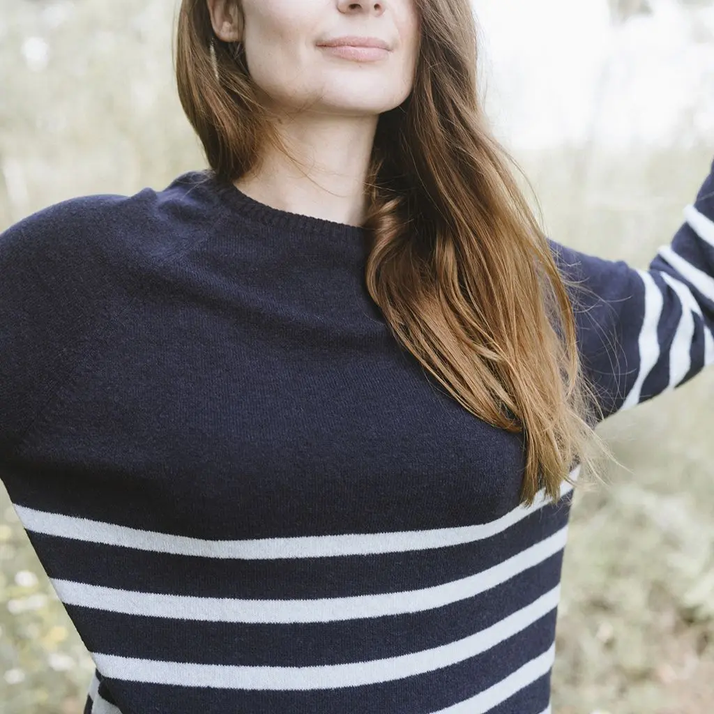 Jersey marinero de lana de alpaca