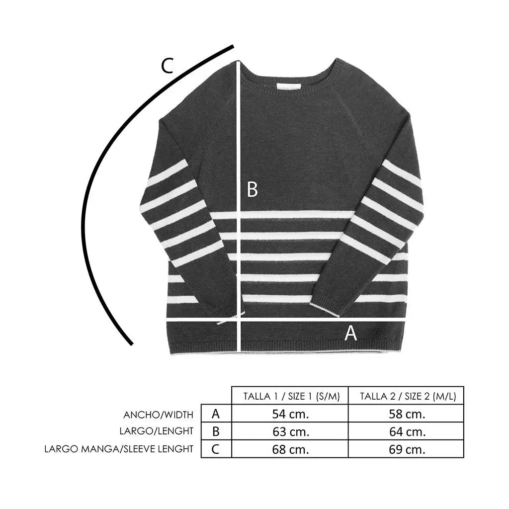 Jersey marinero de lana de alpaca