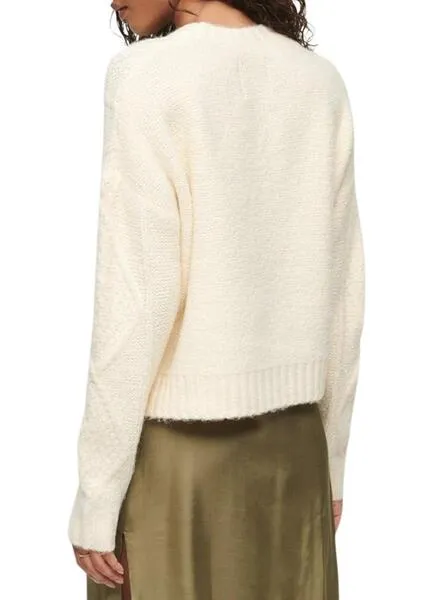 Jersey Superdry Chunky Cable Beige Para Mujer