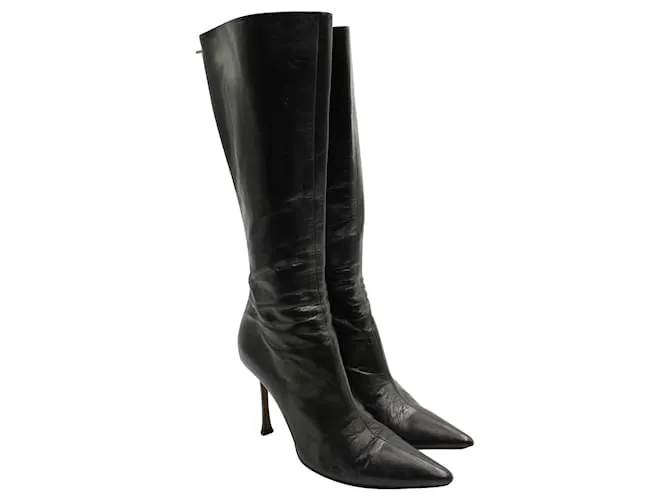 Jimmy Choo Botas altas hasta la rodilla negras Negro 