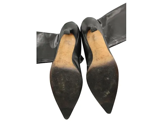 Jimmy Choo Botas altas hasta la rodilla negras Negro 