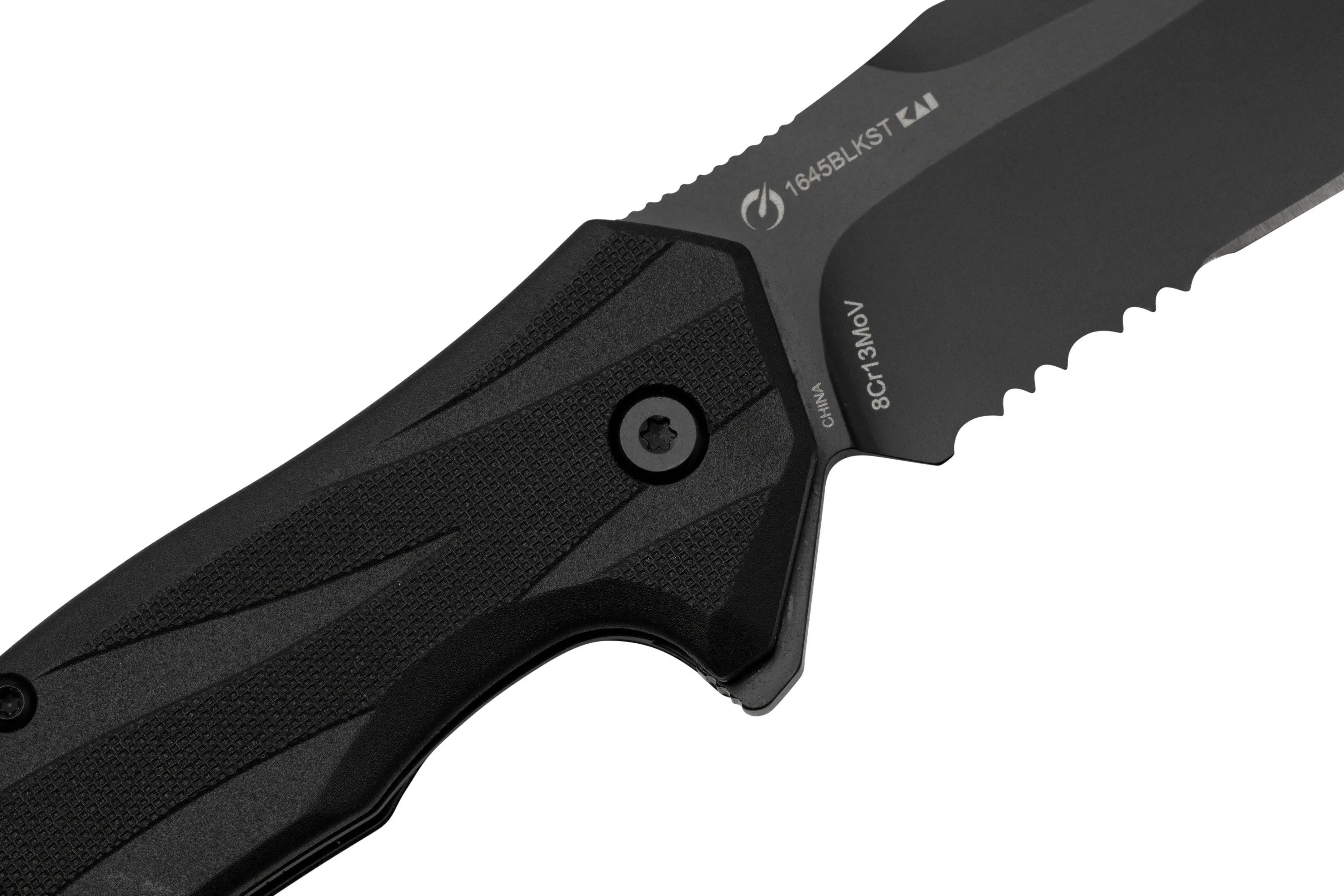 Kershaw Lateral Black Serrated 1645 Assisted Black FRN navaja