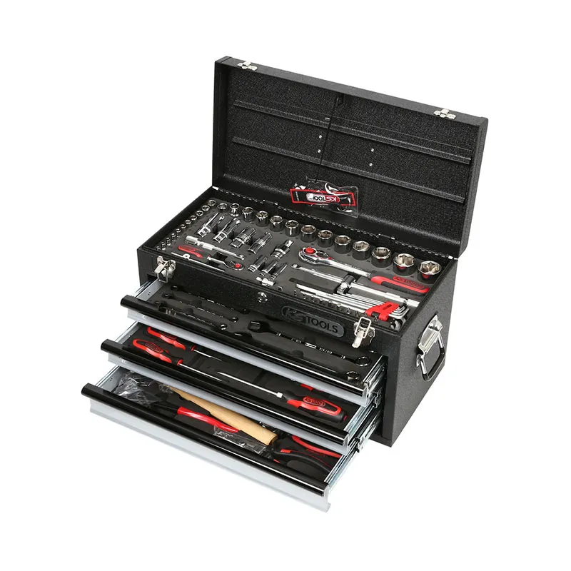 KIT Caja de Herramientas Cromo Plus 1/4″ + 1/2″ 99 Piezas