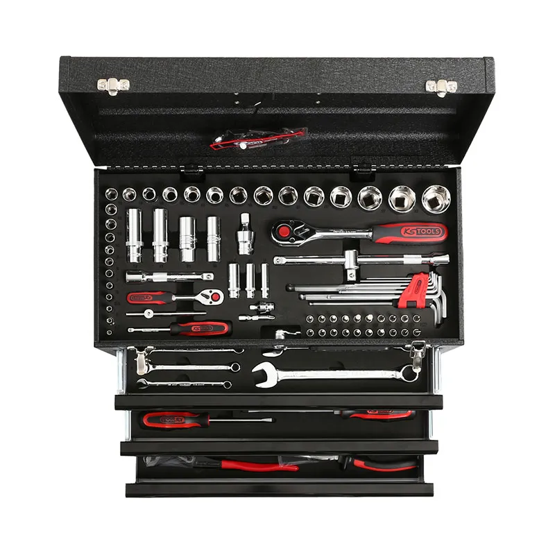 KIT Caja de Herramientas Cromo Plus 1/4″ + 1/2″ 99 Piezas