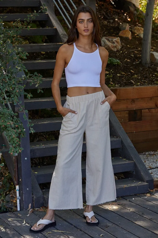 KNOCK OUT HALTER TOP IN WHITE