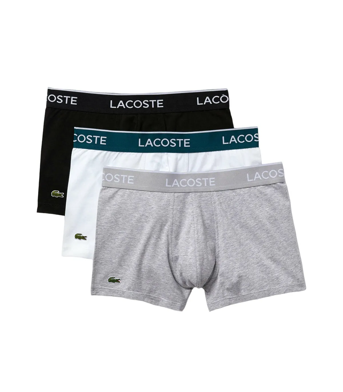 LACOSTE  PACK BóXER PARA HOMBRE  PACK 3 BOXERS COURTS