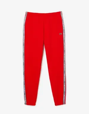Lacoste Pantalones de chándal Jogger de hombre Lacoste con raya con logo
