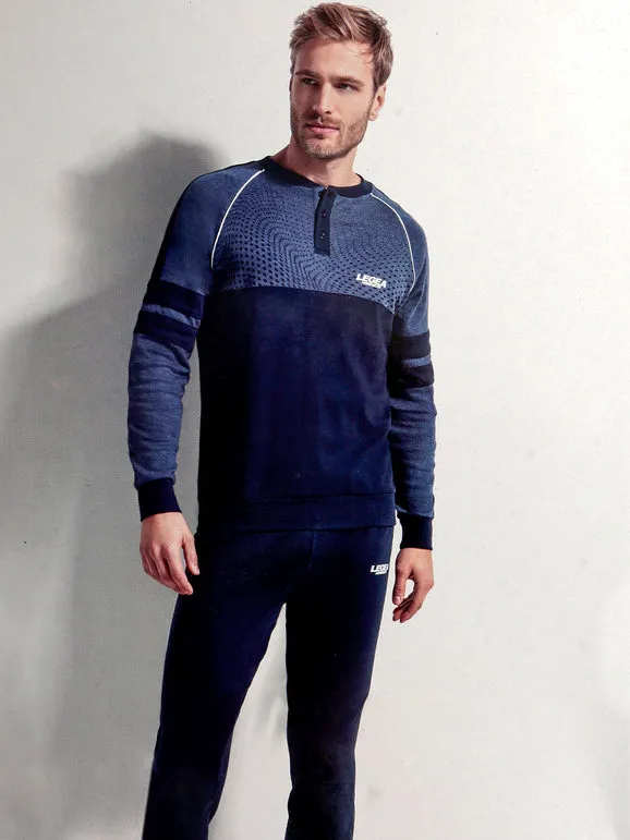 Legea Pijama de hombre de algodón interlock
