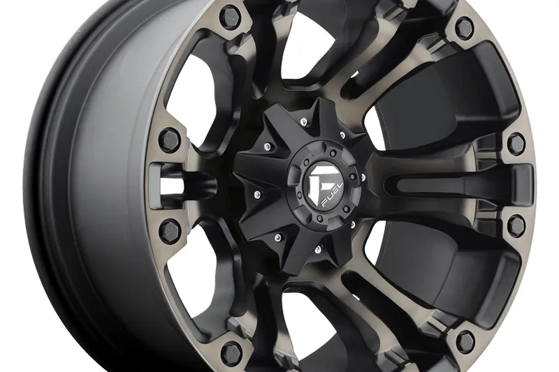 LLANTA DE ALEACIóN D569 VAPOR MATTE BLACK DOUBLE DARK TINT FUEL 10.0X20 ET18 78,1 5X114,3;5X127