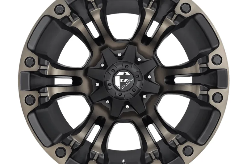 LLANTA DE ALEACIóN D569 VAPOR MATTE BLACK DOUBLE DARK TINT FUEL 10.0X20 ET18 78,1 5X114,3;5X127
