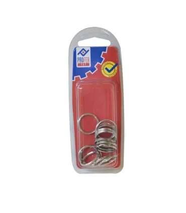 Llavero anilla niquel b 15 pzs PROFER TOP 20mm PT0733