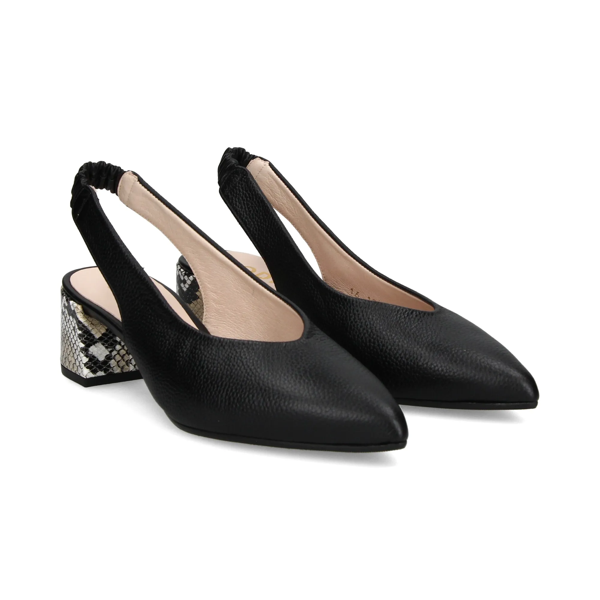 LODI Zapatos de tacón bajo NEGRO