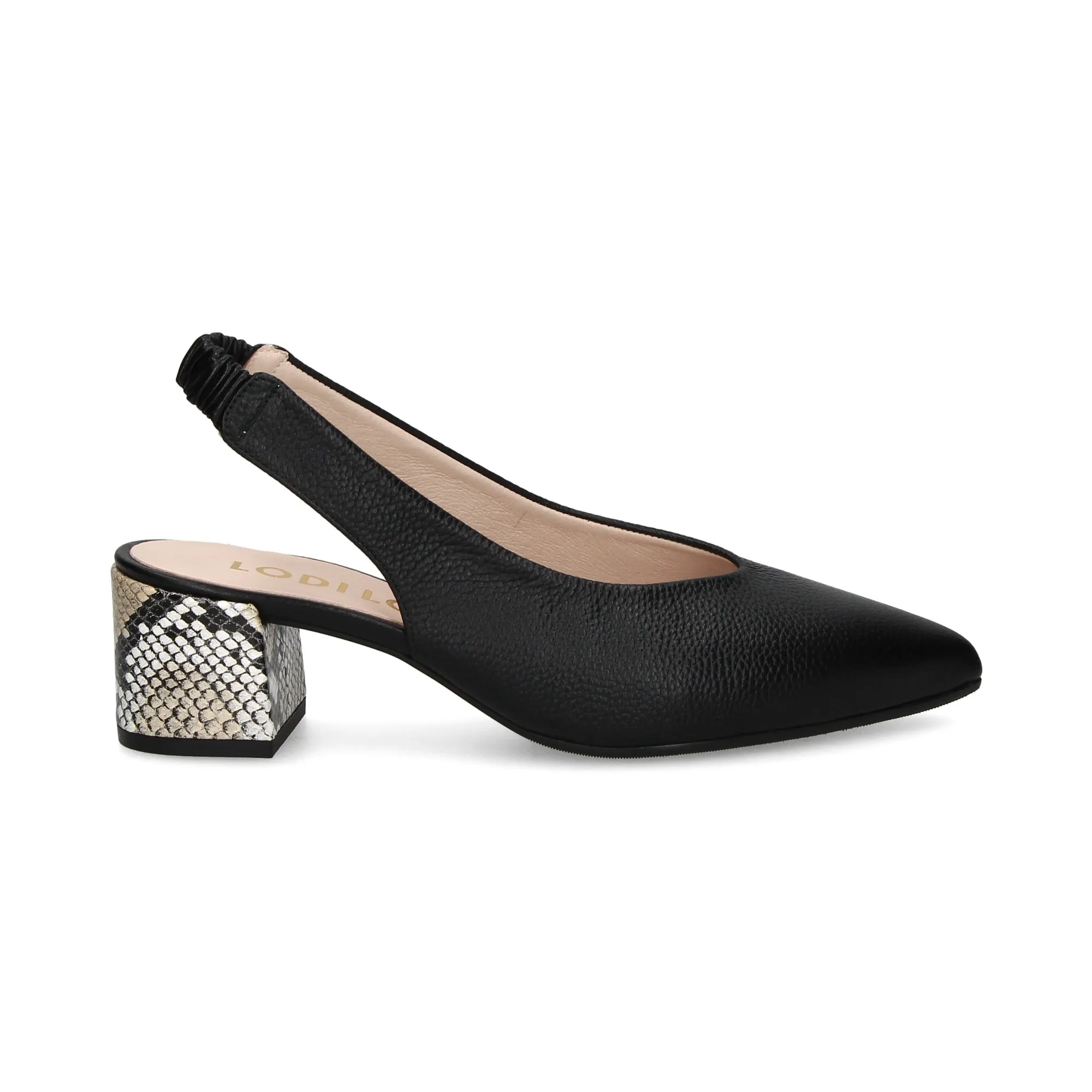 LODI Zapatos de tacón bajo NEGRO
