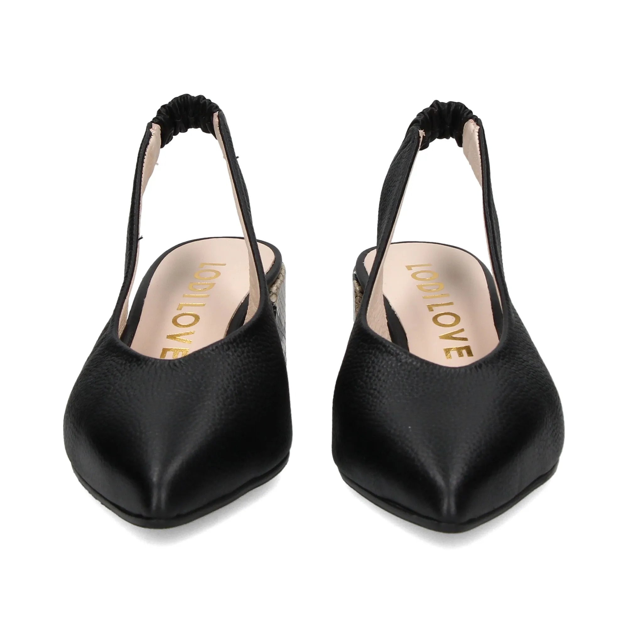 LODI Zapatos de tacón bajo NEGRO