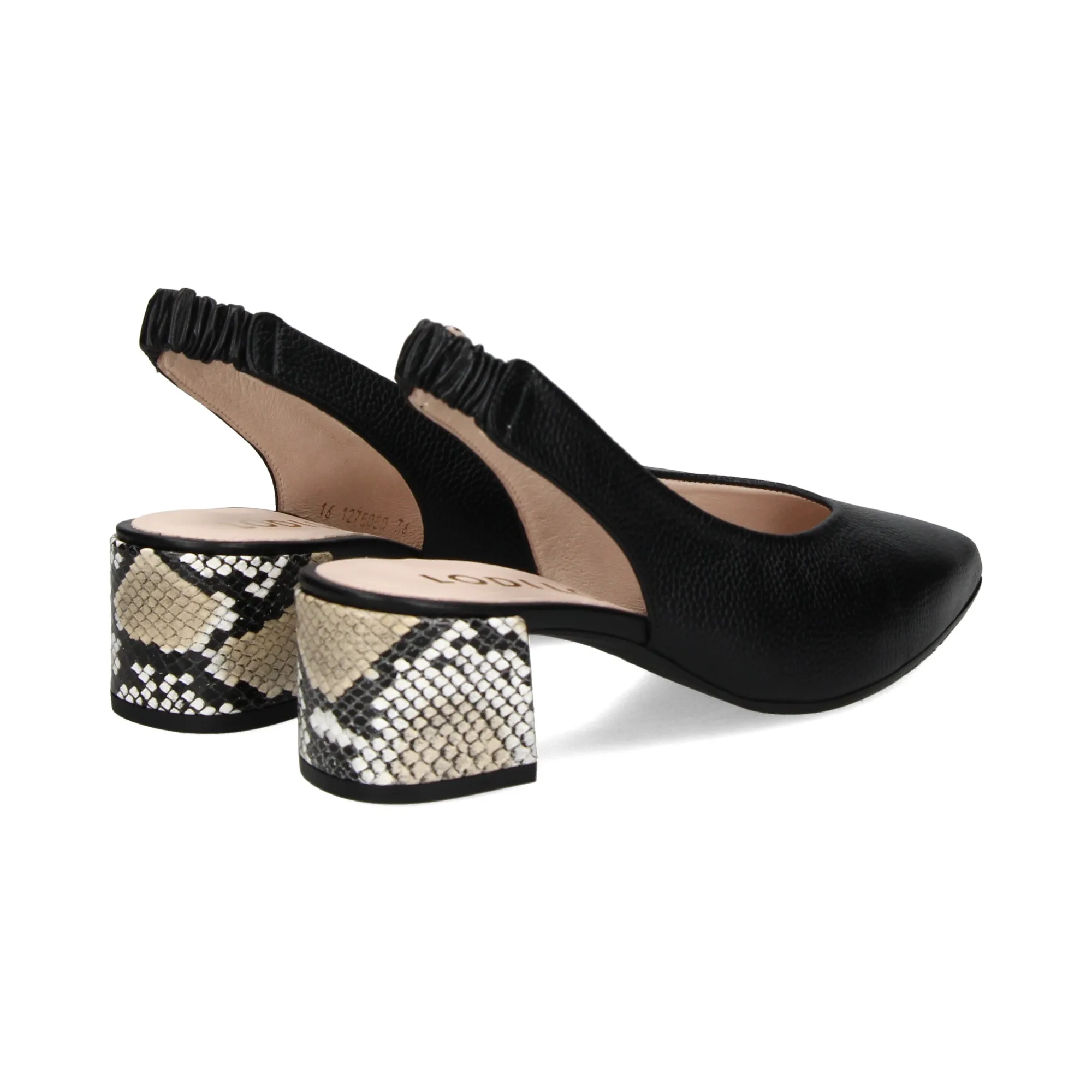 LODI Zapatos de tacón bajo NEGRO