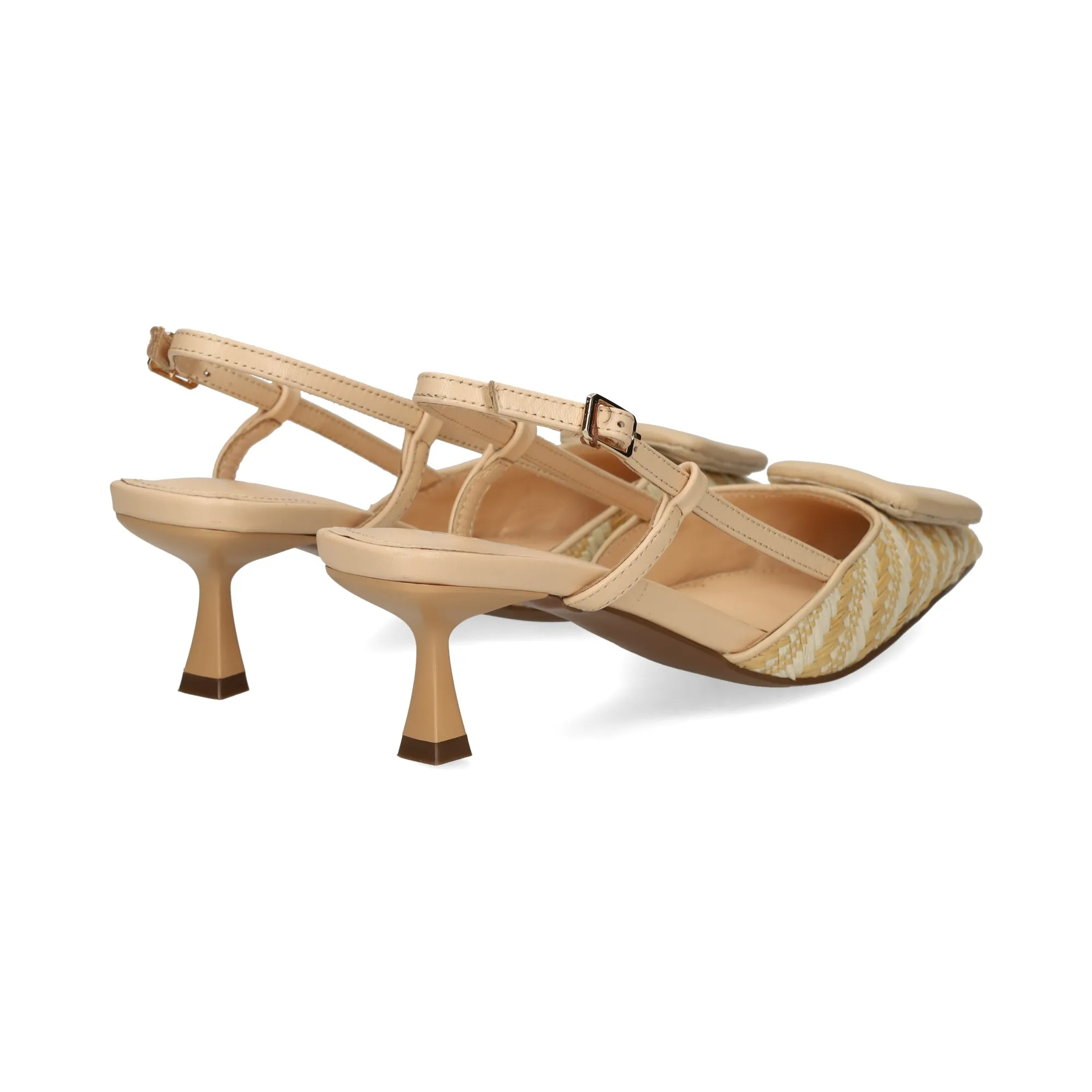 LODI ZAPATOS DE TACóN MEDIO DE MUJER NATURALCOTTON