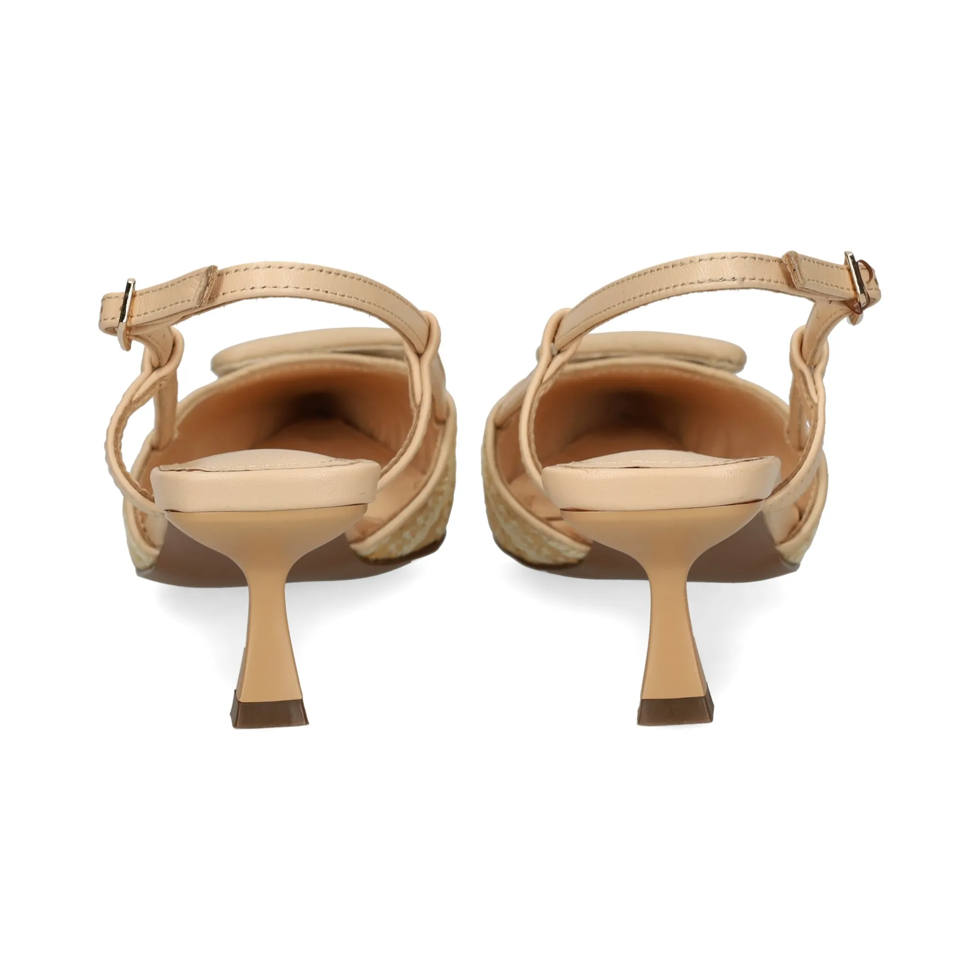 LODI ZAPATOS DE TACóN MEDIO DE MUJER NATURALCOTTON
