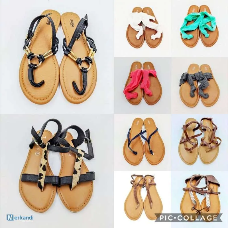 Lote surtido de sandalias mujer verano boho