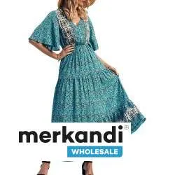 LOTE SURTIDO DE VESTIDOS BOHEMIOS AL POR MAYOR  COMPRA ONLINE