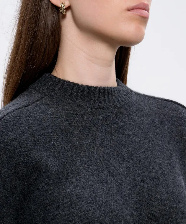 Lou Lou Studio BALTRA gray cashmere sweater