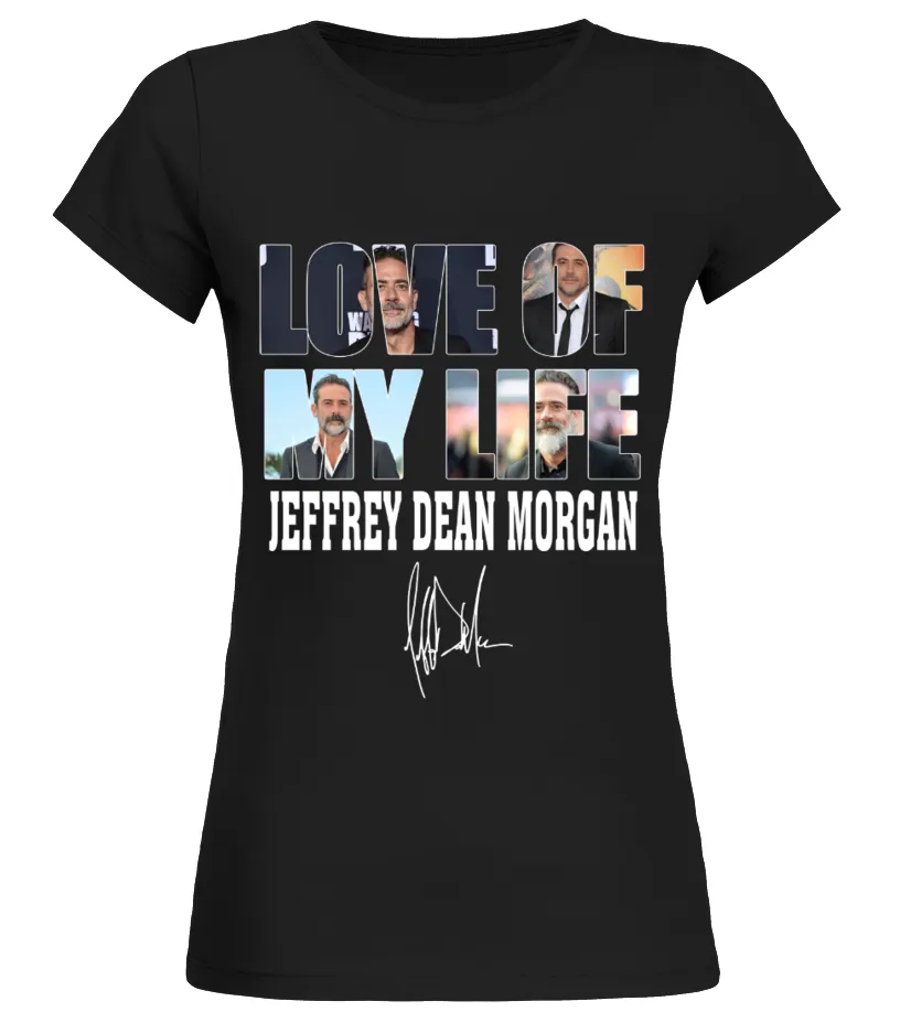 LOVE OF MY LIFE  JEFFREY DEAN MORGAN CAMISETA CUELLO REDONDO MUJER