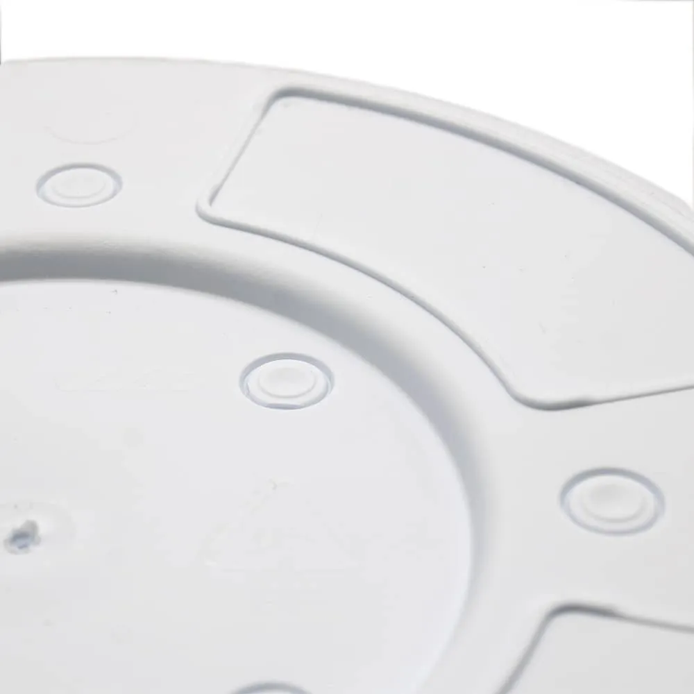 Macetero Rendondo De Plastico 35 Cm Blanco