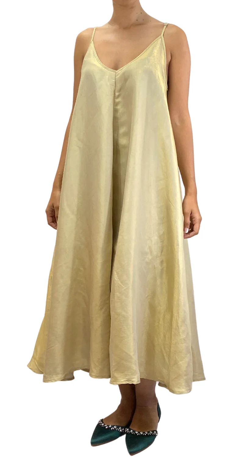 MAGMA Vestido Abito Lungo Nude