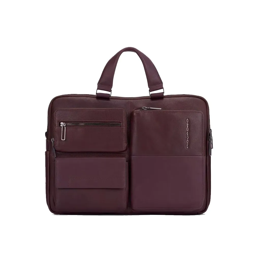 Maletín de Piel Piquadro CA5882W116/M Color Marrón