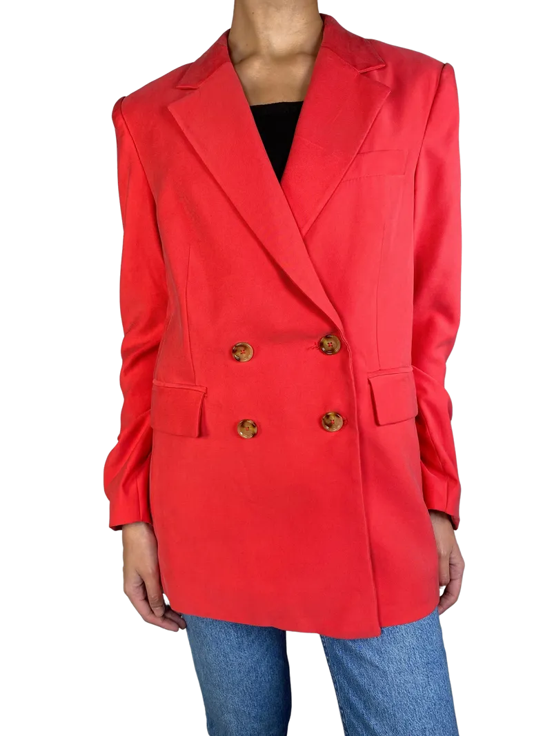 MANGO Blazer Coral