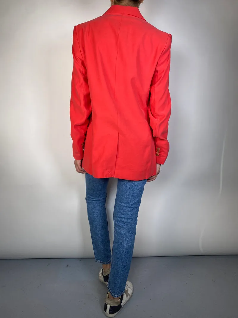 MANGO Blazer Coral