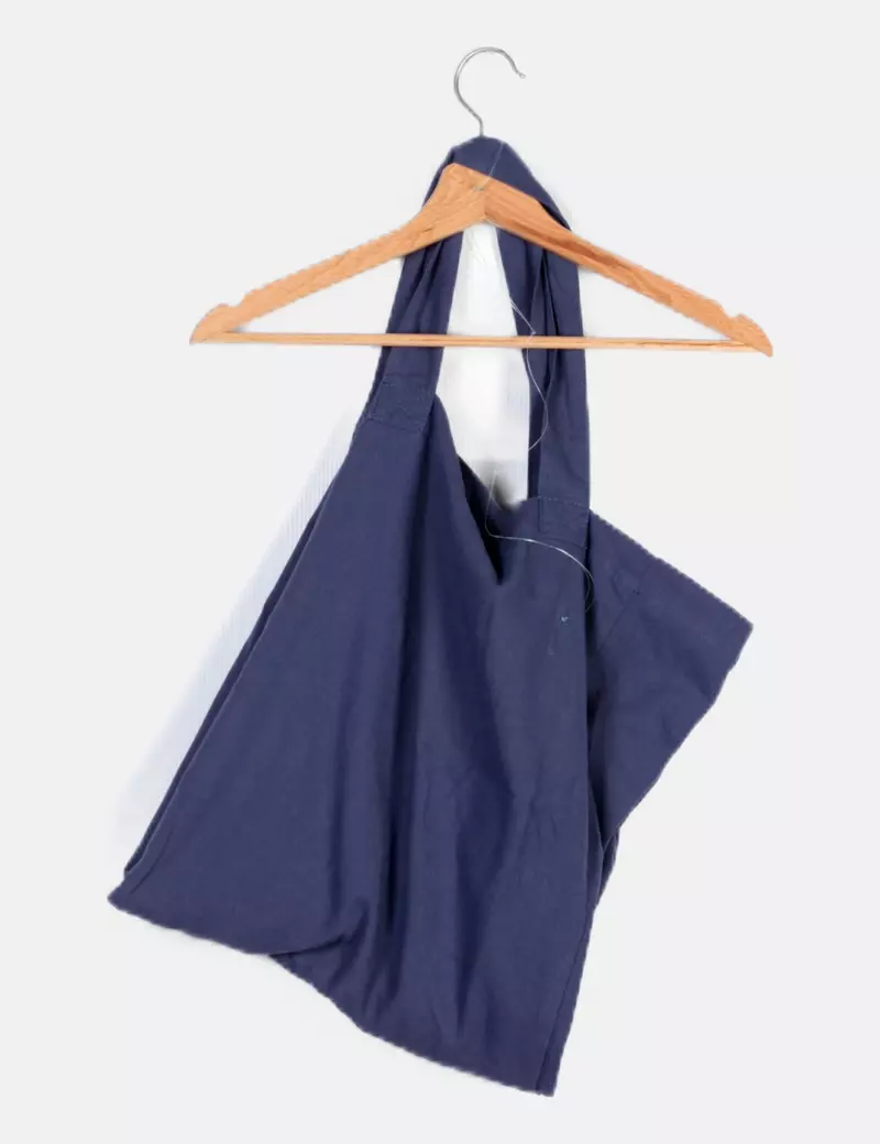 Mango Tote azul marino básico