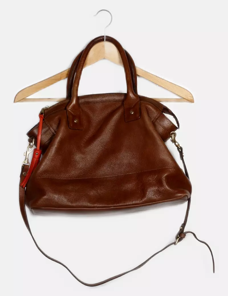 Massimo Dutti Bolso de hombro Piel