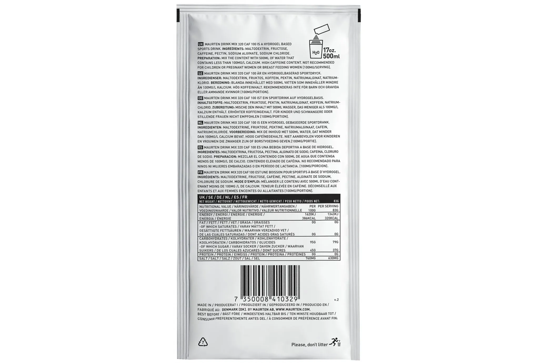 Maurten gel Drink Mix 320 CAF 100