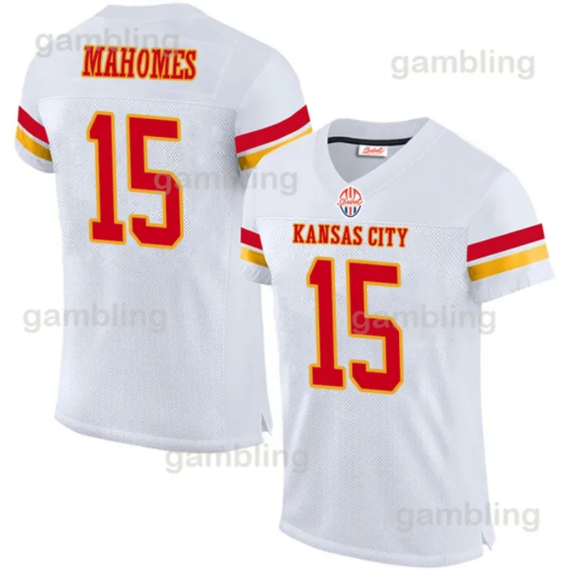 Mens/Jóvenes/Mujeres Jerseys de fútbol personalizados 15 Mahomes Kelce Noah Gray 52 Creed 25 Clyde 8 Justyn 56 George 35 Christi