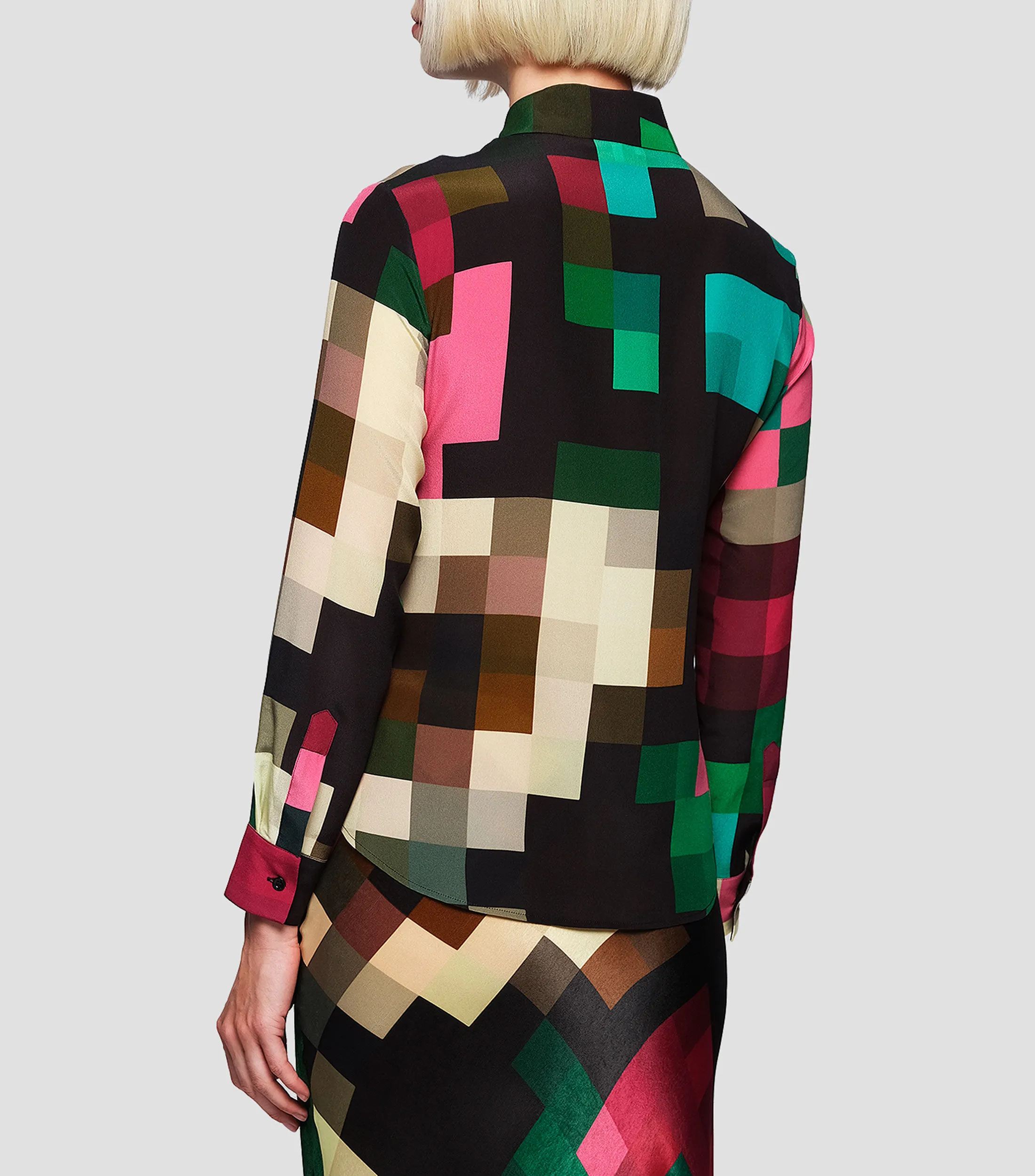 Mirto Blusa a cuadros manga larga Mujer