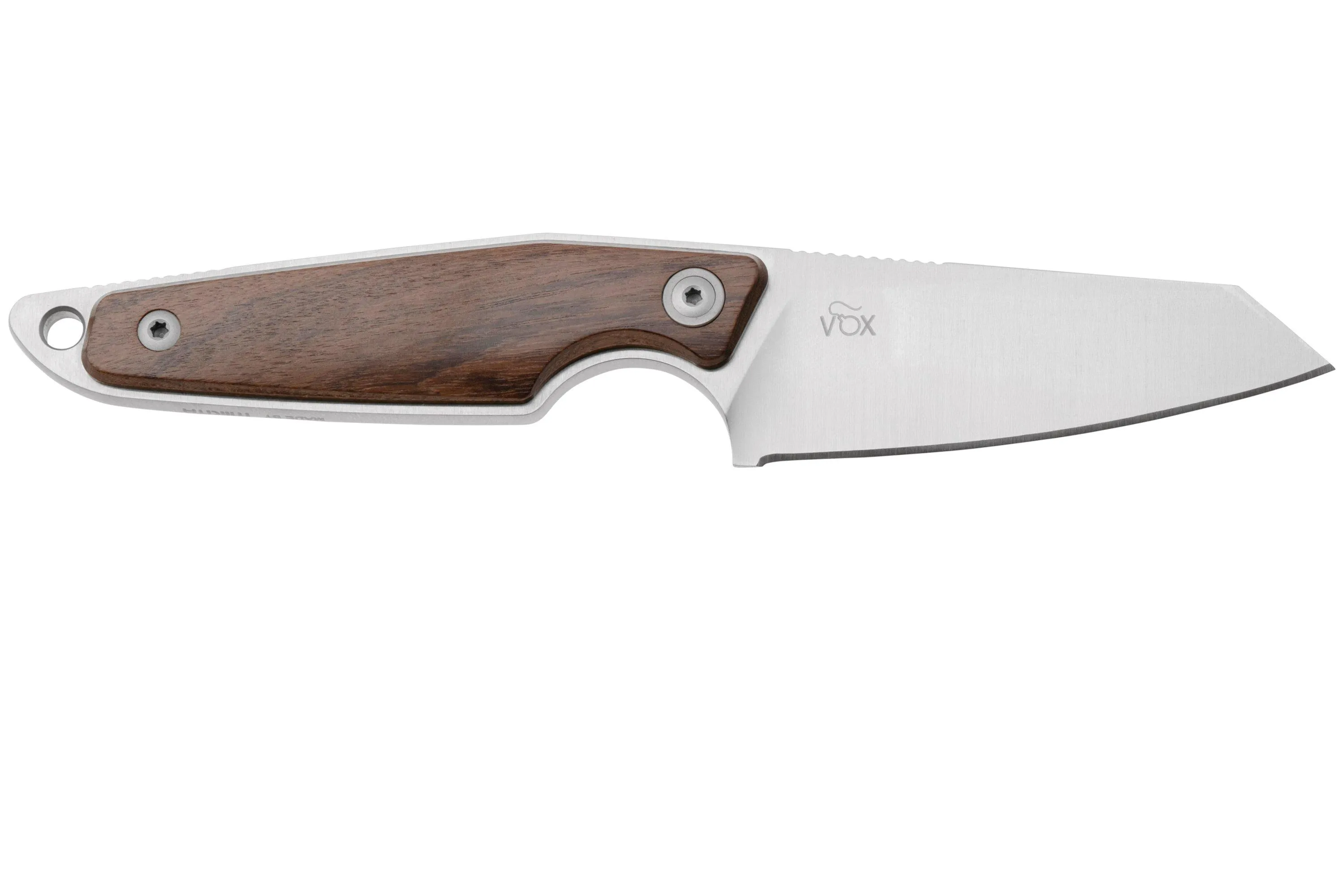 MKM MAKRO 2 SHEEPFOOT MKMA02S SANTOS WOOD, CUCHILLO FIJO, DISEñO JESPER VOXNAES