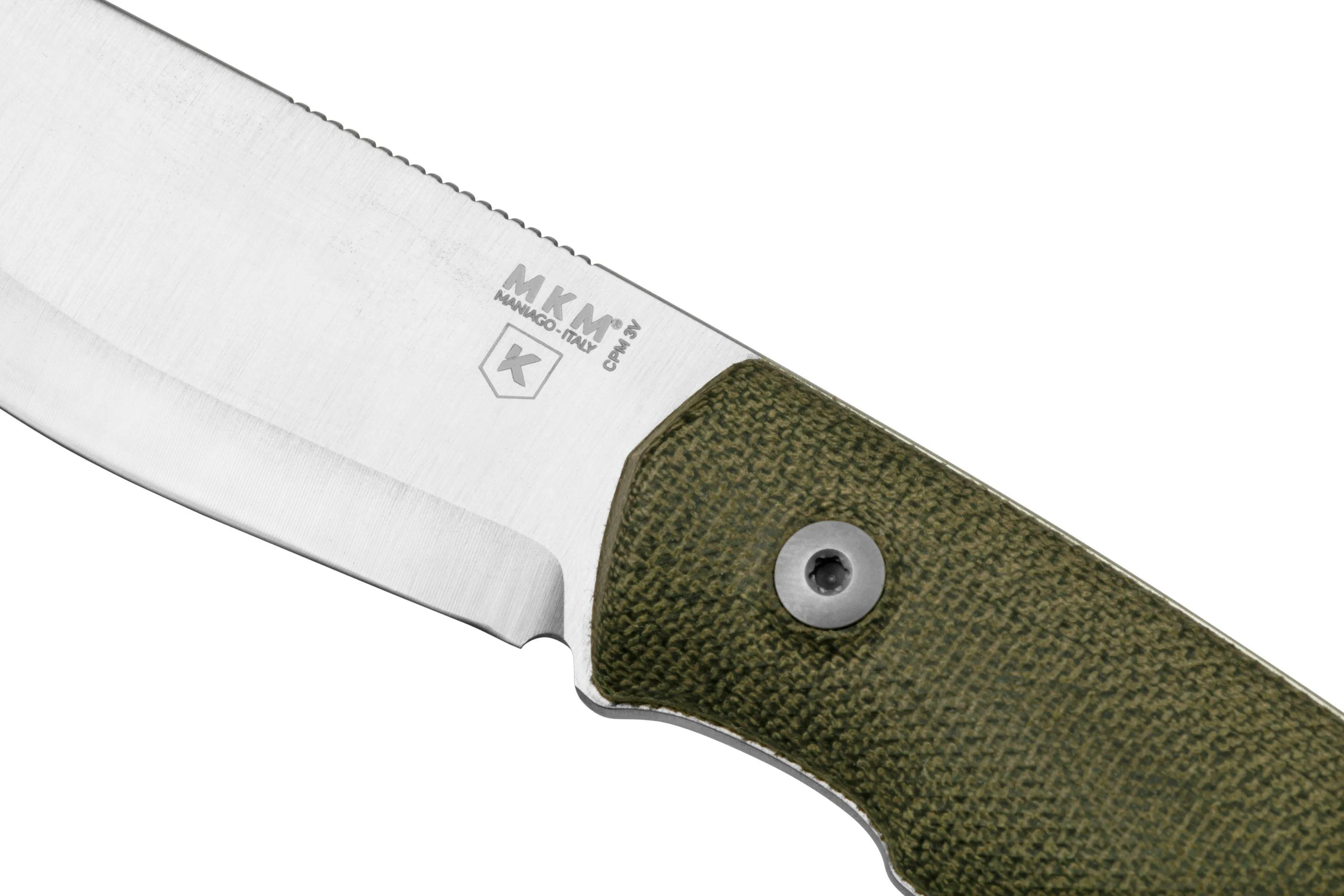 MKM Normar CPM 3V Green Micarta, Knivesandtools Exclusive, cuchillo de bushcraft