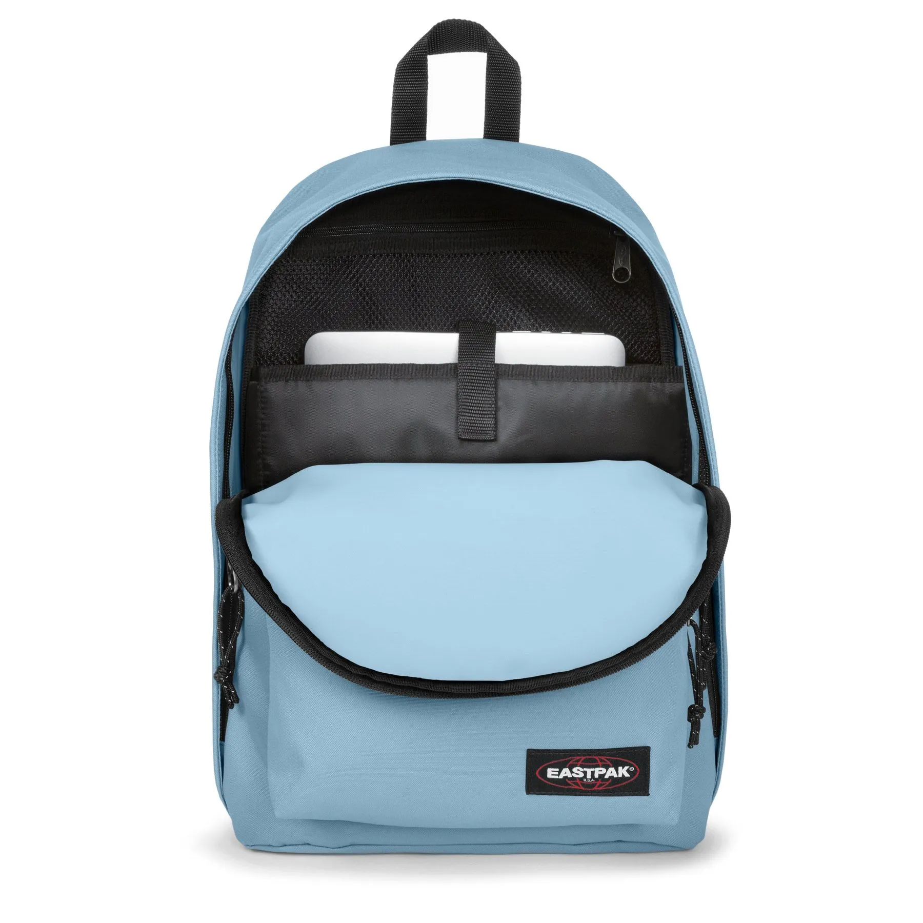 MOCHILA EASTPAK Out Of Office 27 litros con bolsillo para portátil EK7671O0 ICY BLUE azul cielo