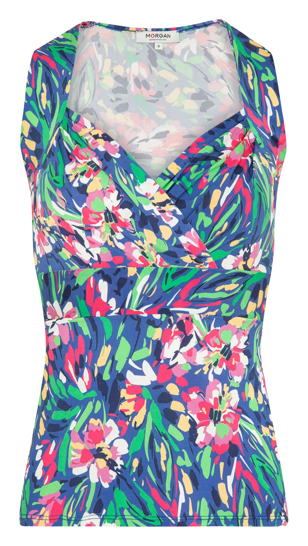MORGAN DABY  CAMISETA DE TIRANTES CON ESTAMPADO EN MULTICOLOR