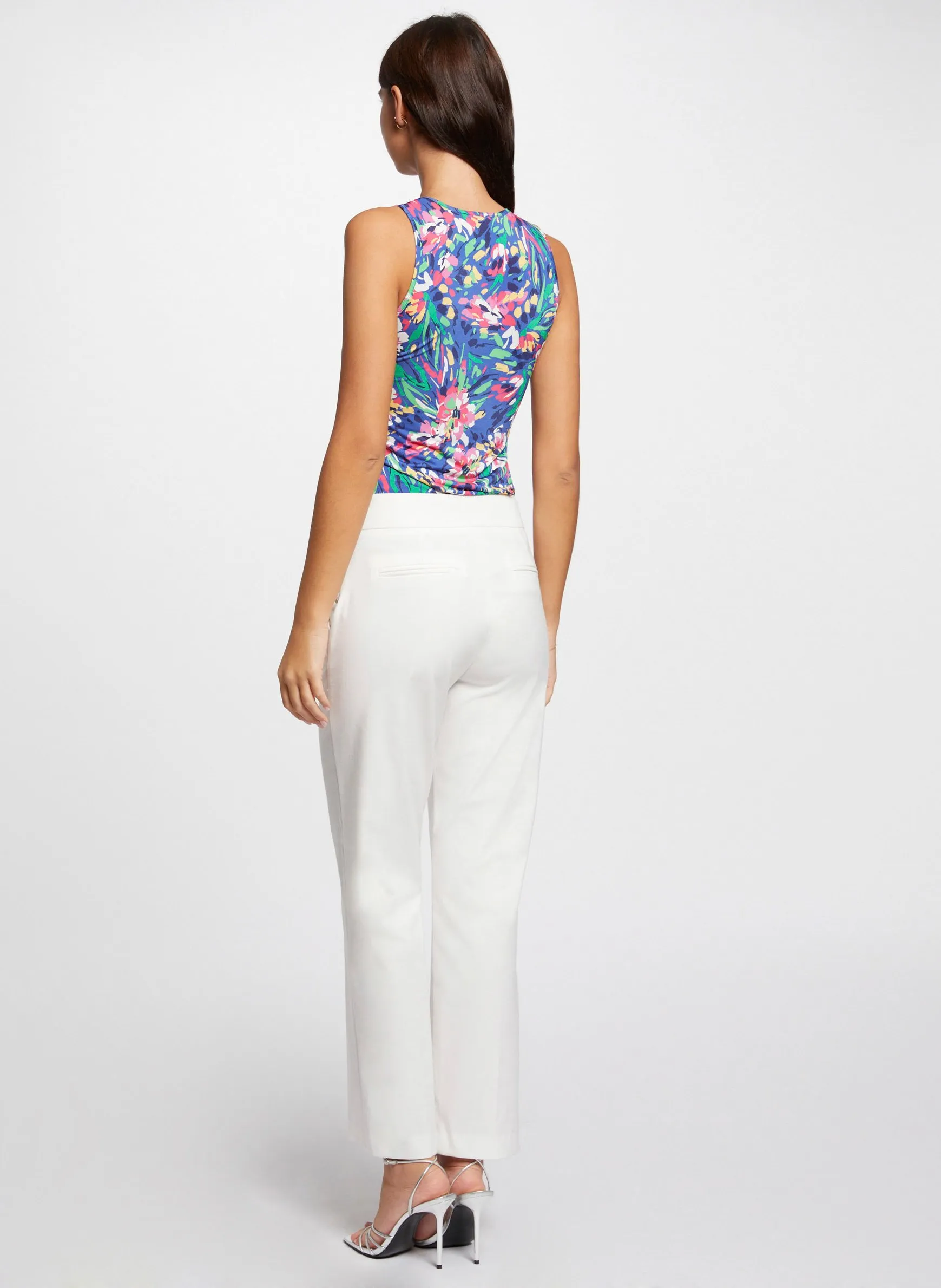 MORGAN DABY  CAMISETA DE TIRANTES CON ESTAMPADO EN MULTICOLOR