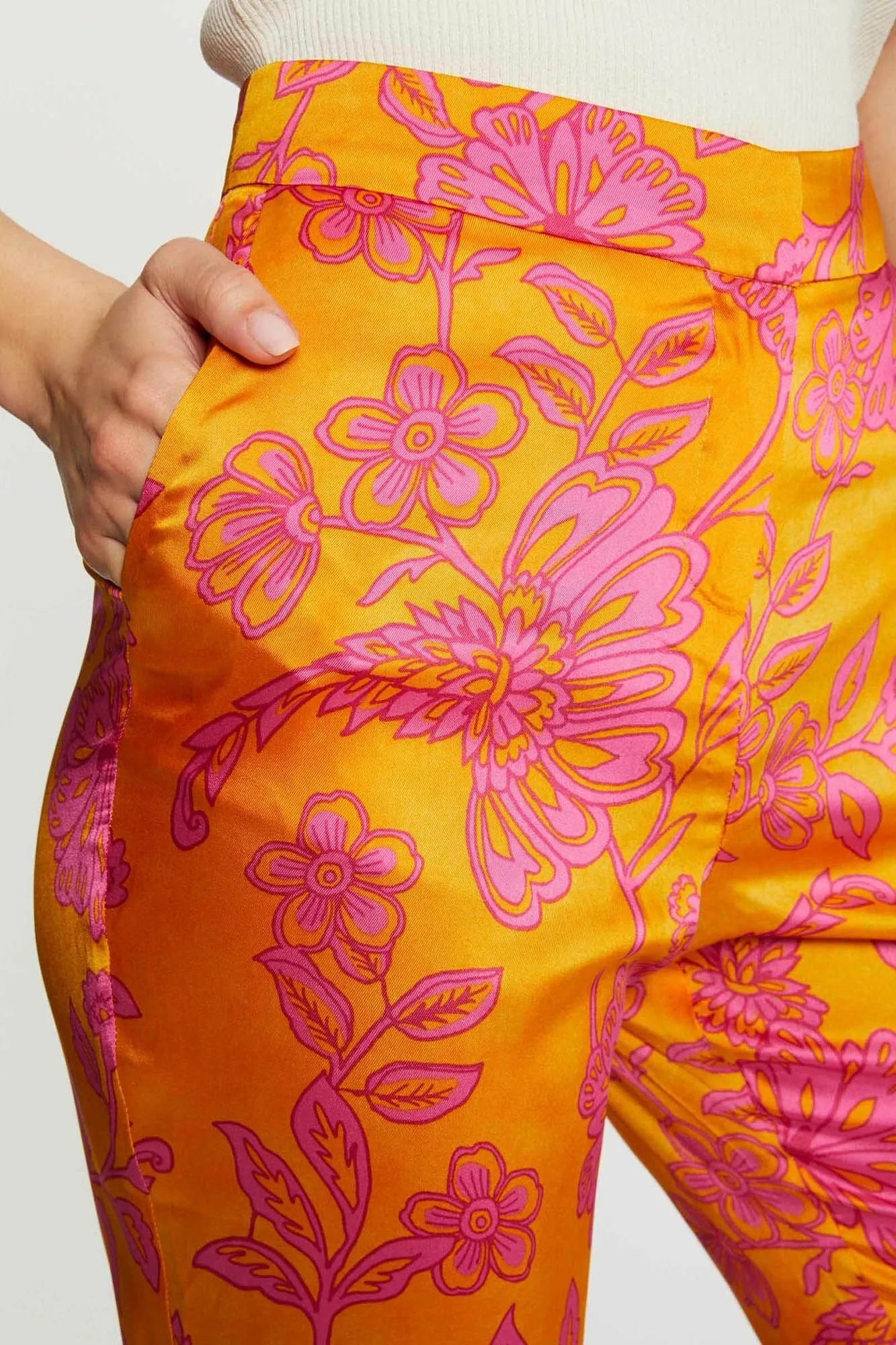 Morgan Pantalón ajustado estampado