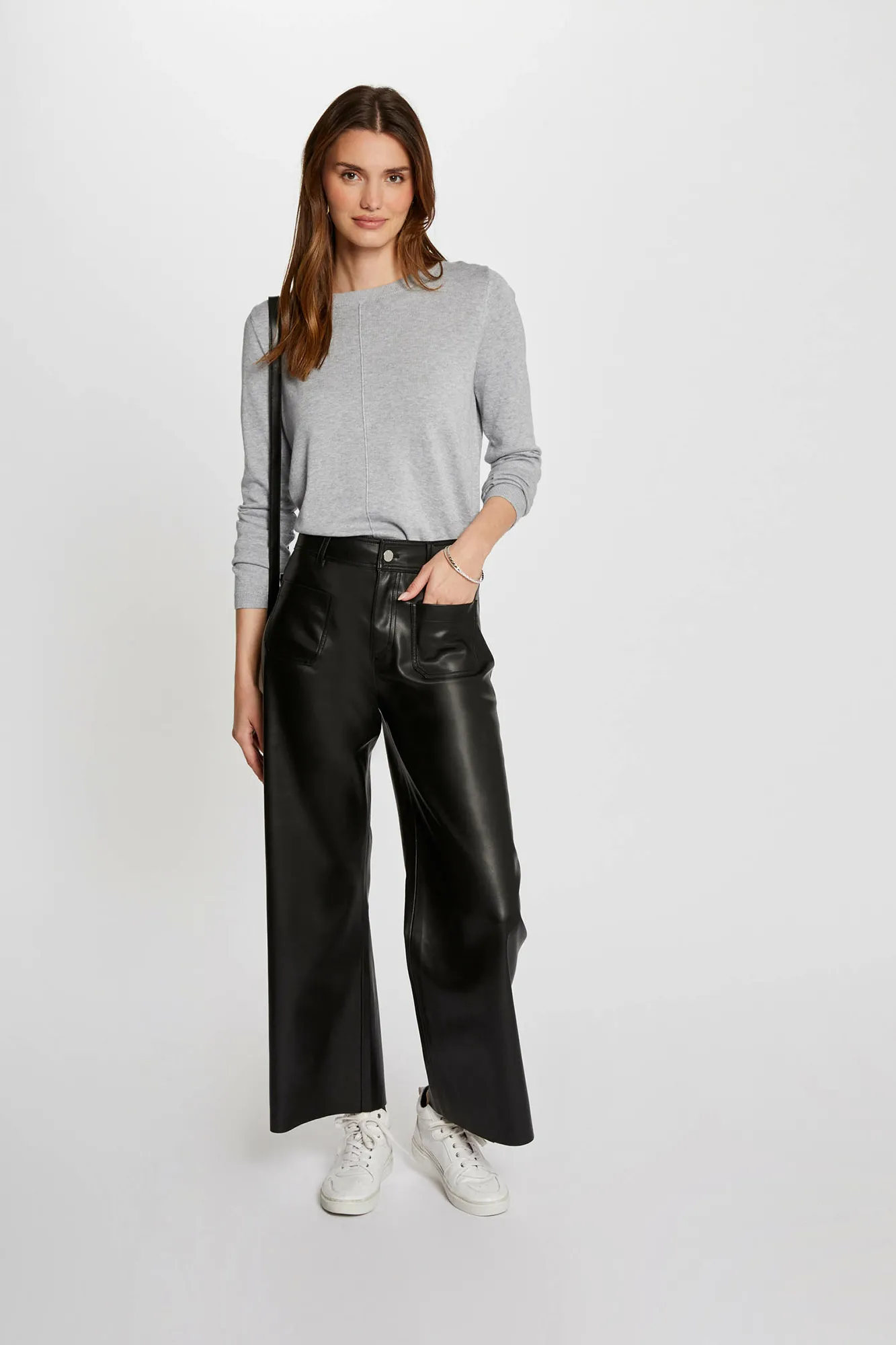 Morgan Pantalón cuero sintético