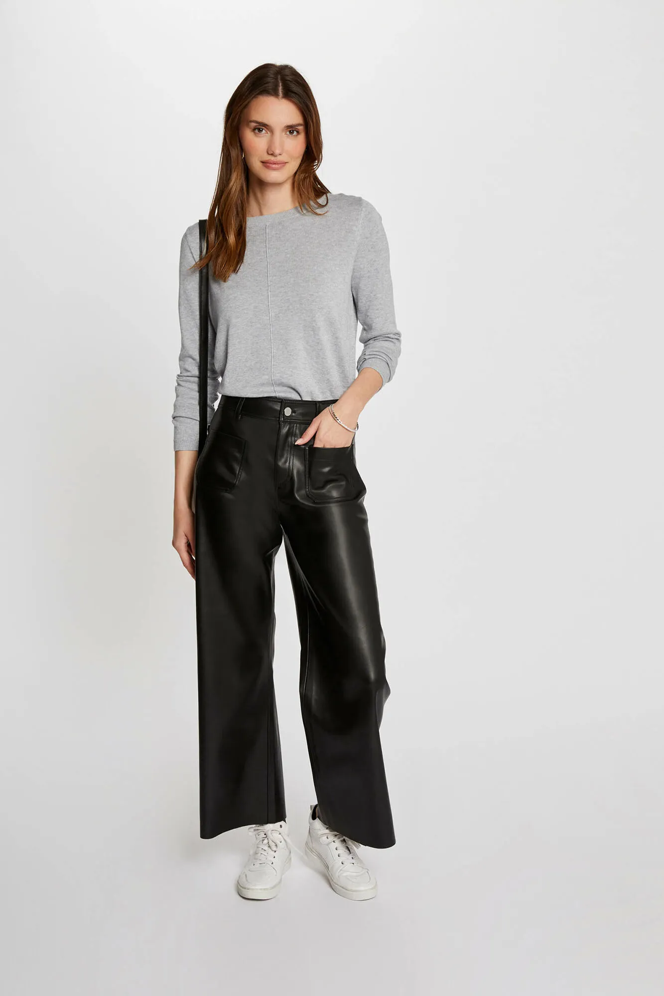 Morgan Pantalón cuero sintético