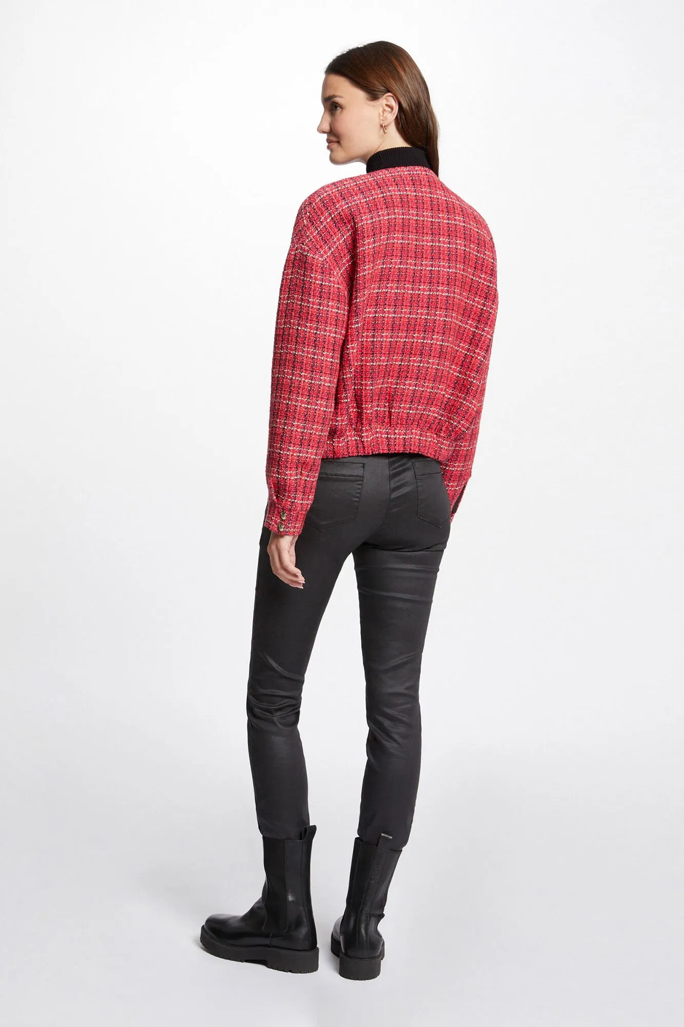 Morgan Pantalón skinny efecto mojado