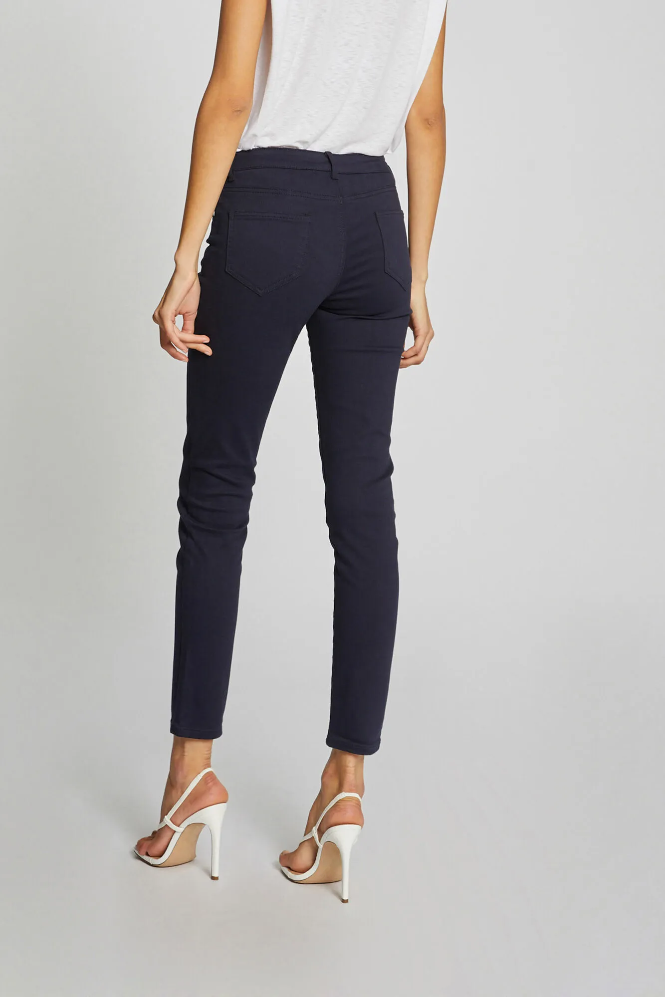 Morgan Pantalón skinny talle bajo